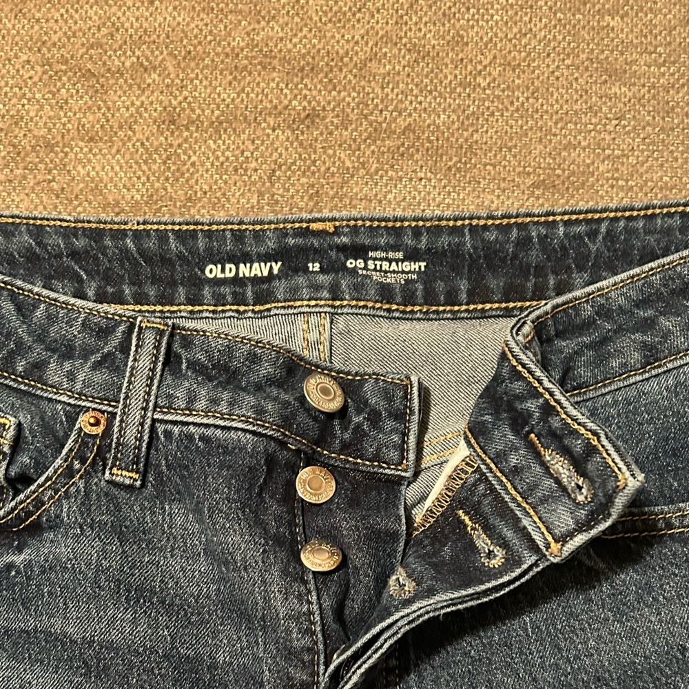 Old Navy Indigo Straight Jeans